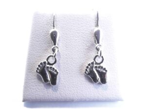 Ohrhänger Füsse 925 Ag