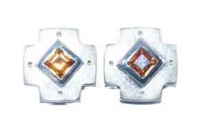 Ohrstecker Mehrsteiner 925 Ag