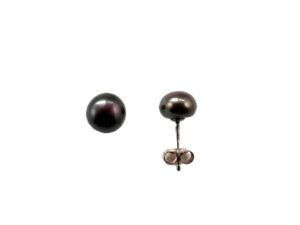 Ohrstecker Perle 925 Ag