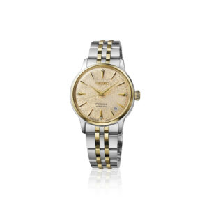 Damenuhr analog Edelstahl bicolor