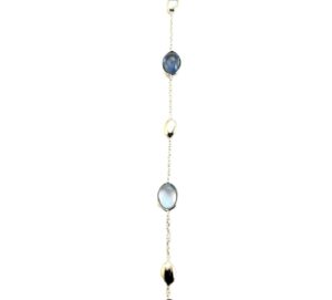 Armband Farbsteine 585 GG