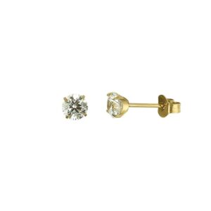 Ohrstecker Einsteiner Titan gelb