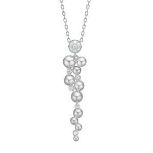 Collier mit Behang 925 Ag rhodiniert