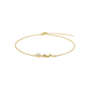 Armband 925 AG gelb vergoldet