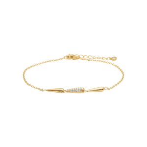 Armband 925 AG gelb vergoldet