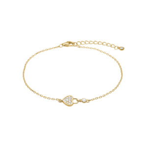Armband 925 AG gelb vergoldet