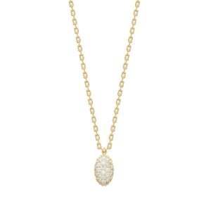 Collier mit Behang 925 AG gelb vergoldet