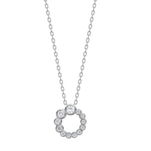 Collier mit Behang 925 Ag rhodiniert