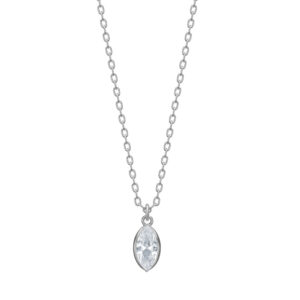 Collier mit Behang 925 Ag rhodiniert