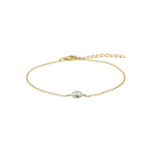 Armband 925 AG gelb vergoldet