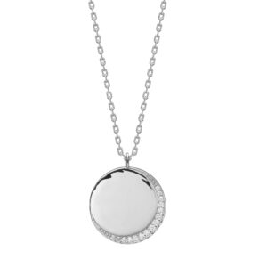Collier mit Behang 925 Ag rhodiniert