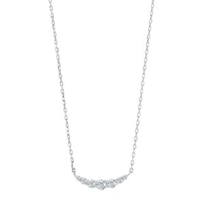 Collier Mehrsteiner 925 Ag rhodiniert