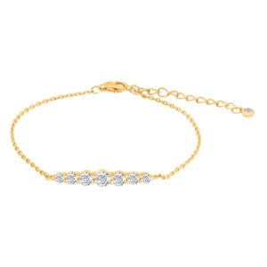 Armband 925 AG gelb vergoldet