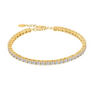 Armband 925 AG gelb vergoldet