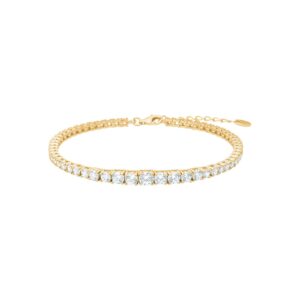 Armband 925 AG gelb vergoldet