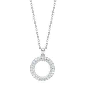 Collier mit Behang 925 Ag rhodiniert