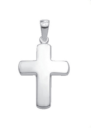 Anhänger Kreuz Kreuz 925 Ag rhodiniert